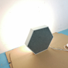 Direct Indirect Lighting Hexagon LED Panel Light Suspended LL0186UDS-80W