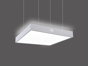 Direct indirect square pendant light LED commercial ligthing LL0185UDS-50W