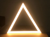 25W Suspended Triangle LED Lights Decorative Lighting LL0188S-25W