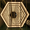 Hanging Hexagon Lamp LED Decorative Frame Light LL0187S-180W