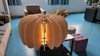 Acoustic interior lighting fixture led ceiling light Pumpkin Light LL0412SAC-D26H15