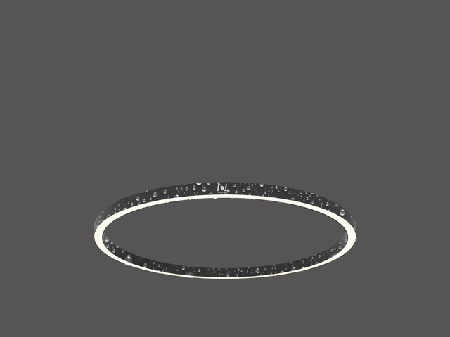 Waterproof Circular Ceiling Lights Surface Mounted Led LL0113M-D79-OR65