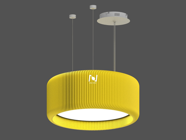 LED Acoustic Round Pendant Lights LL0112S-AC FIN