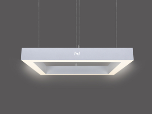 XXL size Modern square pendant architectural lighting frame light LL0116S-320W