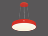 Round architectural pendant lighting LL0112S-40W-RED