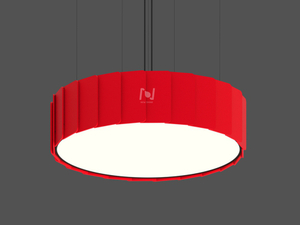 Round Acoustic Luminaire LED Pendant Lighting LL0112S-AC-FP