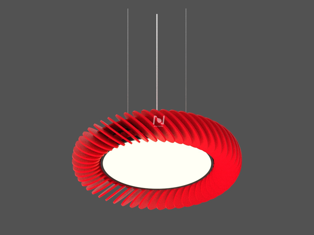 NEST Acoustic LED Round Pendant Sound Absorbing Light LL0112S-40W-AC-SR