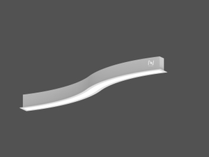 Recessed Curve Light Led Linear Lighting Flexible Length Fixtures 
