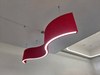 Acoustic Curve Linear LED Pendant Lighting Fixtures LL0189S