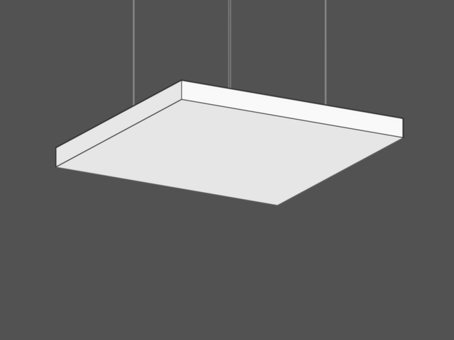 ORBIT Series Square Panel Light 360 Degree Illuminated Full Lighting Fixtuers