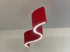Acoustic Curve Linear LED Pendant Lighting Fixtures LL0189S