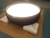 LED Acoustic Round Pendant Lights LL0112S-AC FIN