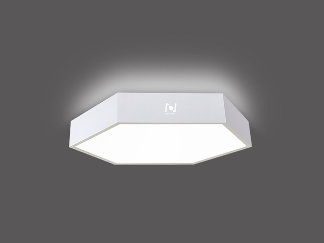 Direct Indirect Hexagon LED Panel Light Ceiling Lighting LL0186UDM 120W