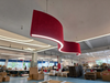 Acoustic Curve Linear LED Pendant Lighting Fixtures LL0189S